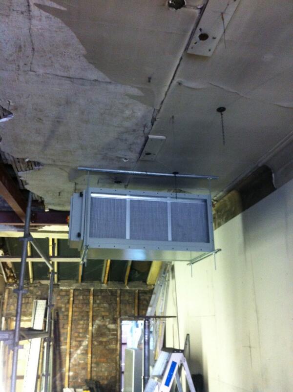 SpringfieldCD's tweet image. Installation of an electrostatic precipitator
