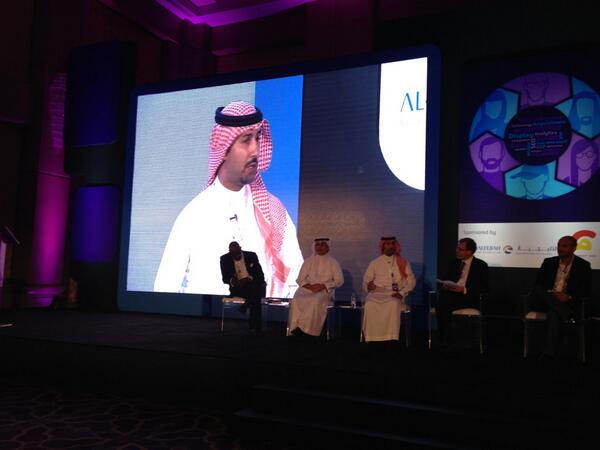 laraarbid's tweet photo. #msms2013 @Mizo1974 talking about #في_اامستقبل and the biggest campaign that @sabbbank had in 2013 http://t.co/fX9JAFYZ2M