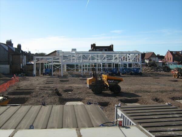 Look our new store is being built! #excitingtimes #Sheringham