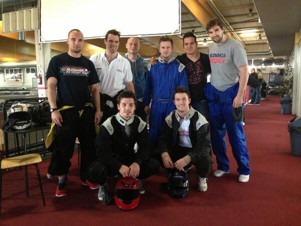 jay_janus's tweet photo. time for fun after three tough games #kartracing #dayoff #iihfworlds #teamslovakia http://t.co/jvqdPXDY5h