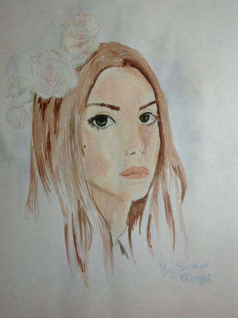 Snow_Angel_8's tweet photo. #LanaDelRey моя первая работа акварелью http://t.co/KSxwFJCDnA