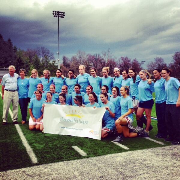 DenisonWLax's tweet photo. #BigRedLax raises over $1,000 for Elizabeth's Hope Foundation this spring! DU community, thank you for your support! http://t.co/CEYAuMsRkC