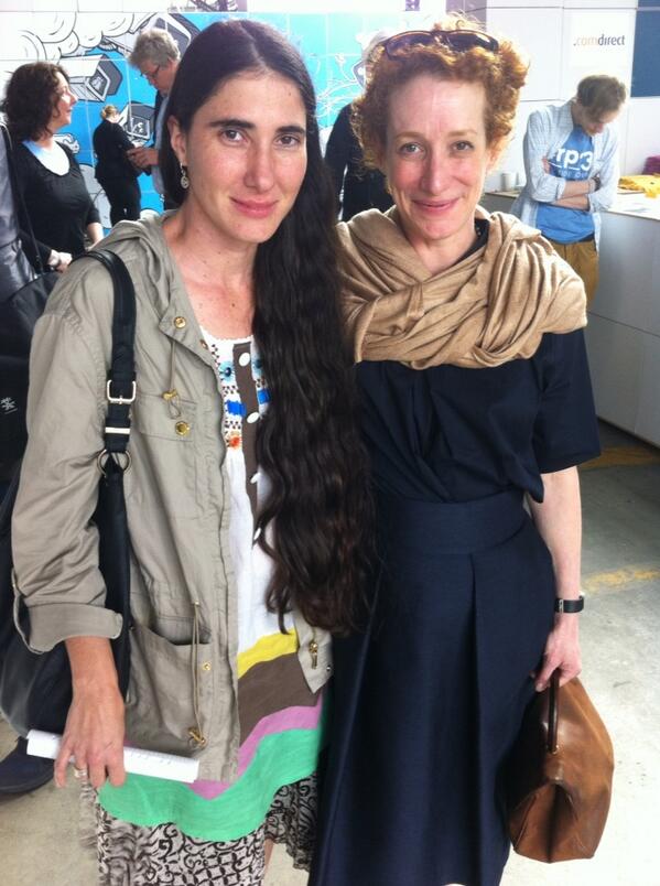 OctaviaFriedman's tweet photo. With @yoanisanchez at the #republica13 before the Deutsche Welle #BOBS award ceremony for her blog #GY #Cuba http://t.co/aZy4nNu78q