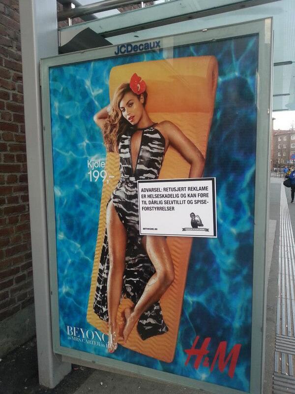 MotRetusjering's tweet photo. Nå er vi i gang, og vi har allerede merka masse reklame! Legg ut bilder av merka plakater du ser med #merkreklamen. http://t.co/NSmFV9sdhA