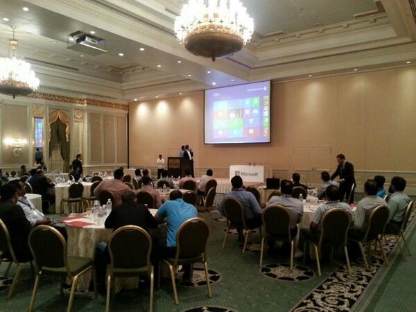 seemaHallak's tweet photo. #microsoft #DBC events, by #Masaahaat :) http://t.co/fuuS8aAn4s