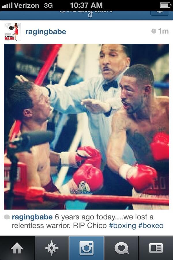 RIP Chico Corrales #boxing