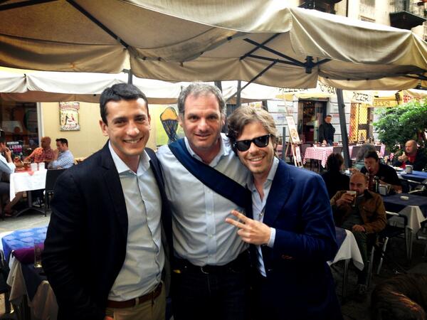 planetyesk's tweet photo. Good vibes today!! With my good buddies @GregorioDiLeo &amp; @OliveriLuca http://t.co/C1y0dv9N26