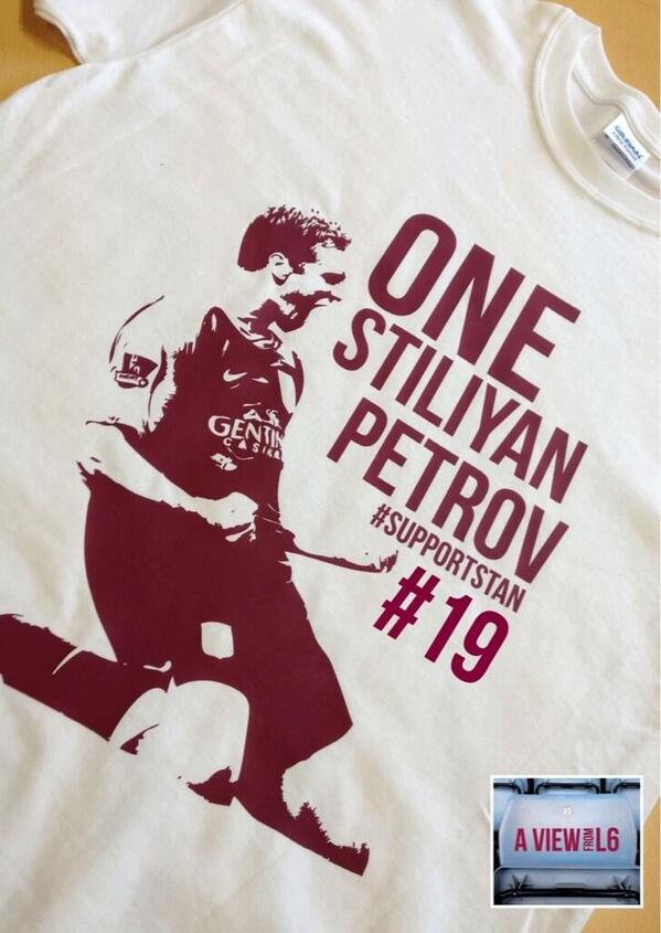 villaviewfromL6's tweet image. #supportstan tshirts on sale tomorrow. £12 a tshirt with £2 going to leukaemia. Lets make the Wigan game about Stan