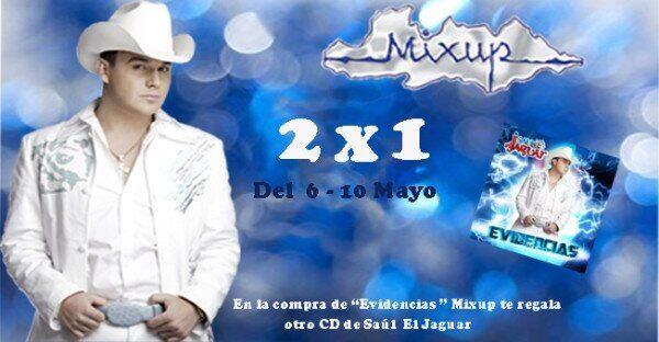 sauleljaguar's tweet photo. ATENCIÓN!!EN CUALQUIER TIENDA MIXUP DEL 6 al 10 DE MAYO EN LA COMPRA DE EVIDENCIAS TE REGALAN OTRO CD MIO 2x1 fugaaaa http://t.co/PQRIfLKEYM