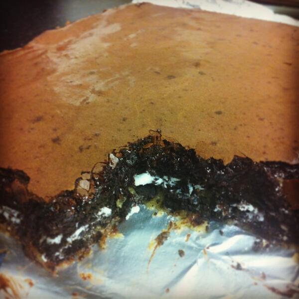 hollymw15's tweet photo. First attempt at slutty brownies @RosieLondoner #trulyscrumptious http://t.co/mK9EthSYju