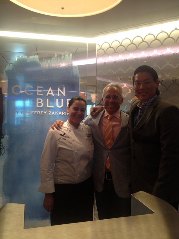 thelambsclub's tweet photo. Exciting!! RT @000mz: Live from #norwegianbreakaway. Ocean blue is ready @gzchef @ChefHaugen @CruiseNorwegian http://t.co/MBt0Tfc4X5