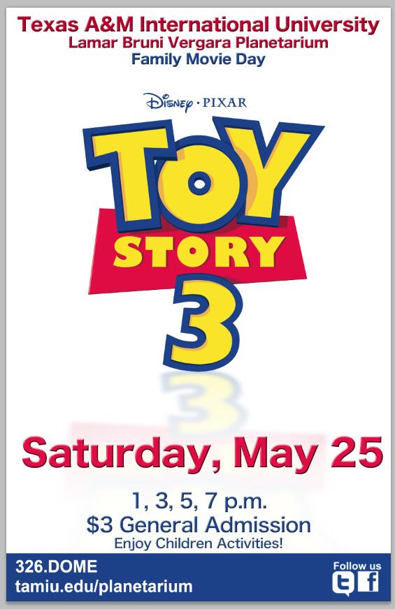 LBVPlanetarium's tweet photo. Join us Saturday May 25 for our Family Movie Day! http://t.co/FPI5ppl8hn