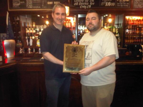Very honoured to receive @CAMRA_Official Campaigning #ParliamentarianoftheYear from @LeedsCAMRA @LordoftheBeers