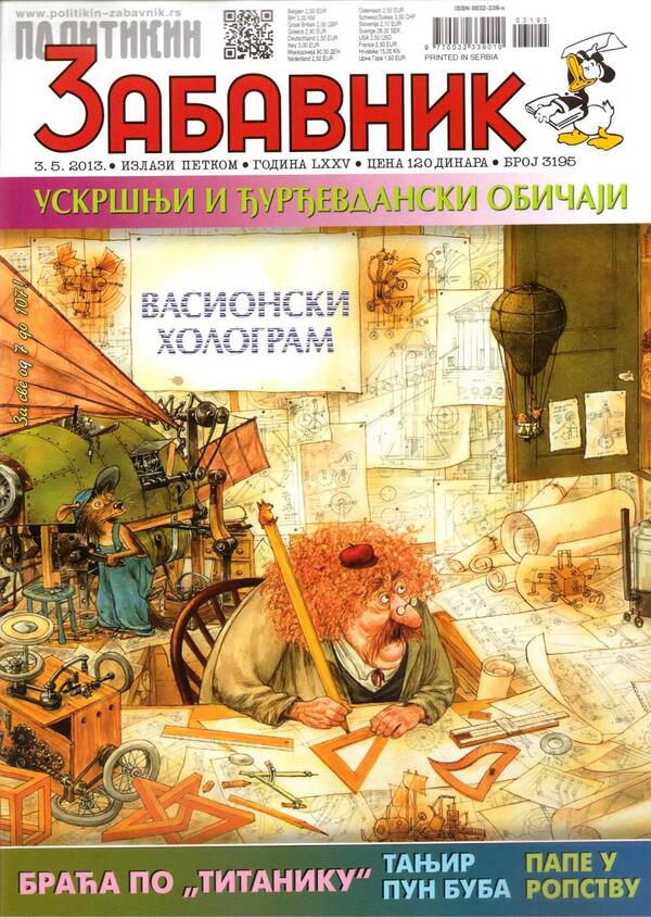 P_Zabavnik's tweet photo. #PolitikinZabavnik broj 3195, u prodaji od 03.05.2013. godine. http://t.co/cgvn9sl5qV