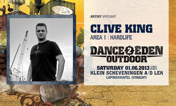Tearing up the mainstage : <a href="/djcliveking/">Clive King</a>  Dance 2 Eden Outdoor #D2EOutdoor
