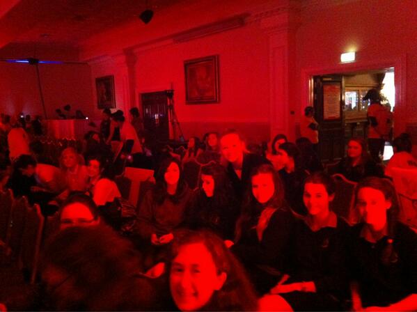 We are in the red theatre in case you didn't notice haha #ysi