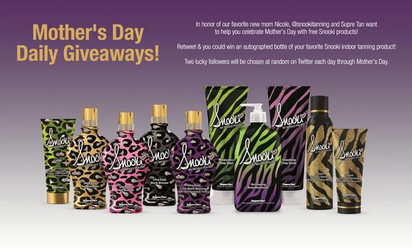 snooki's tweet photo. I wanna play! ❤“@snookitanning: Mother's Day Giveaway! Retweet and win! #mothersday http://t.co/vAFEhkVkY9”