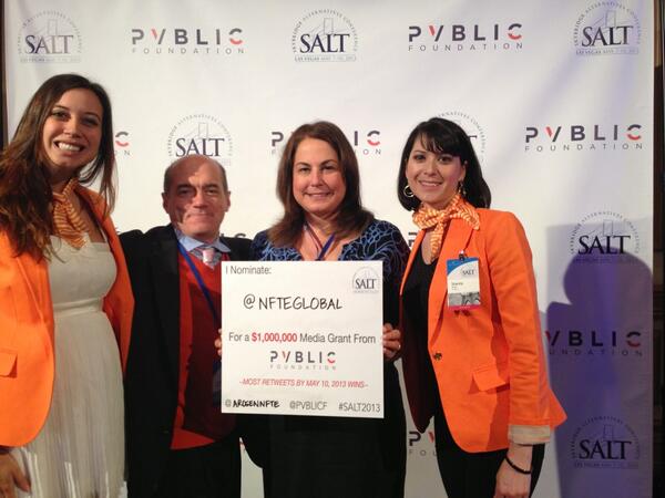 PvblicF's tweet photo. @PvblicF: RT This by 5/10 2 help @NFTEGlobal  win $1 Million Media Grant from @PVBLICF #salt2013 http://t.co/cKhfKo7rM1