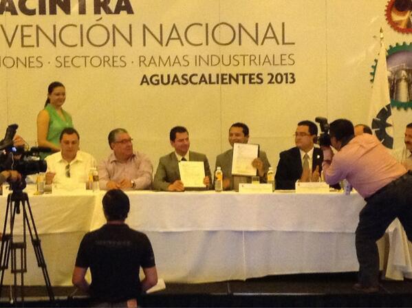 Firma de Convenio CANACINTRA-AEROMEXICO, beneficios y descuentos para Socios de Canacintra.