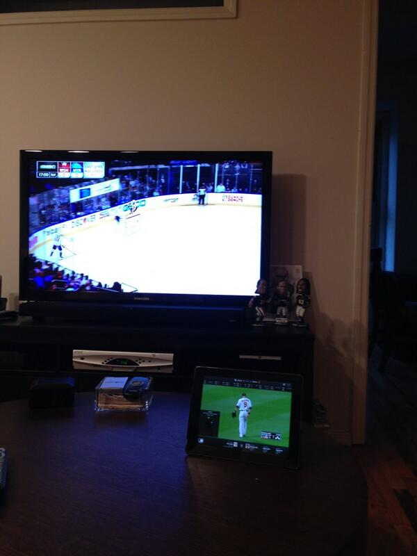 I may be back in NYC, but have the O's and Caps games dialed in... #homeawayfromhome