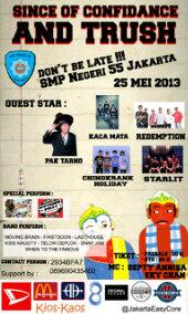 JakartaEasyCore's tweet photo. 25mei2013 at SMPN 55 With @kacamata8bit @redemption_band @chingkrank @starlitpoppunk @motherprayID  #infoJEC http://t.co/ERQADm7yHe
