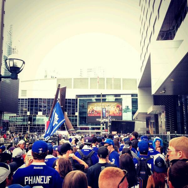 TequilaJacksTO's tweet image. Leafs Baby..love this city