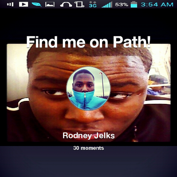 ImKingRodBitch's tweet photo. I've shared 30 memories with my friends on #Path - see them now at http://t.co/y2Bw7ufFhM! #thepersonalnetwork http://t.co/RvcYarViiA