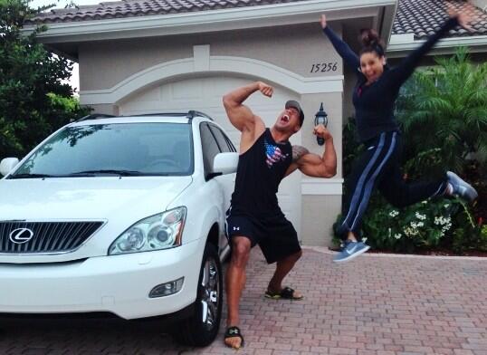 The Rock Surprises WWE Diva With Brand New Car! [Picture] BK-0cikCEAIvgtF