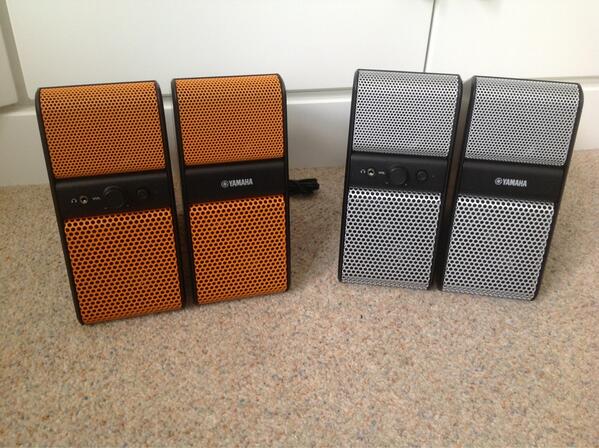 iPhoneCareHome's tweet photo. Yamaha NX50 Speakers, brand new.

Best sound quality from any small speakers

Only £80! 2 pairs left! http://t.co/gvwG9fXQEd