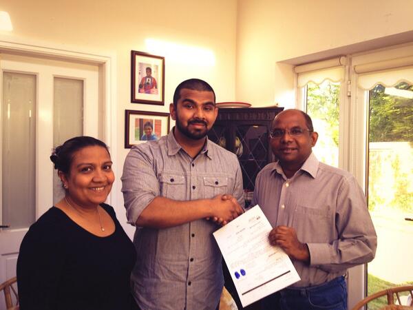 abdulla_shahid's tweet photo. A proud moment: my son Yameen Shahid joins MDP http://t.co/FMoXD8J0jN