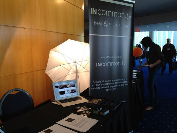 INCOMMON_TV's tweet photo. Having fun at our booth @inclusionbc http://t.co/gfPipiHa3D