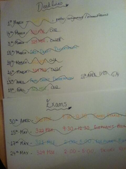 bekkilou92's tweet image. It's been a long 3 months... #8 deadlines #1presentation #4exams