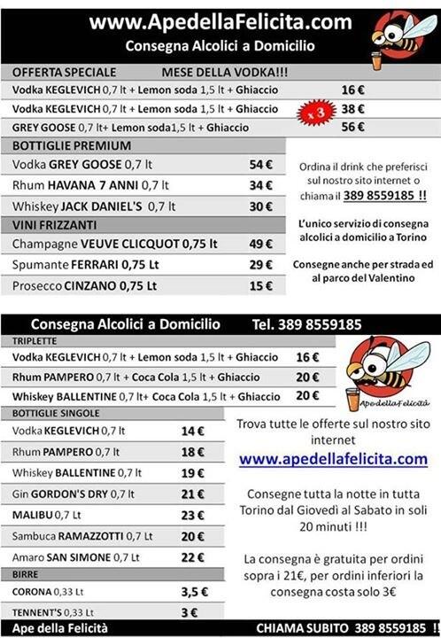 catabrave's tweet photo. Me llego un mail con la lista de precios de delivery de alchol en Torino. Nunca crei que iba a llegar este momento. http://t.co/So79mGHTr7
