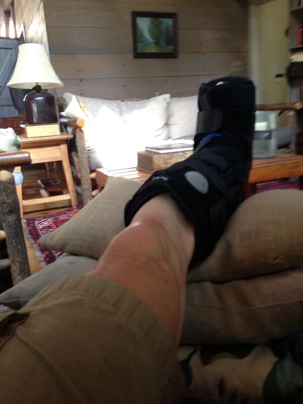 oldsbill's tweet photo. Ugh this will put a crimp in my cycling season! http://t.co/t5dsbJP9g7