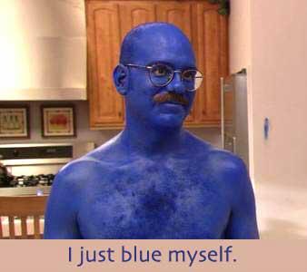 In honor of the new Arrested Development this weekend we are dying the water blue. Have fun blueing yourselves!