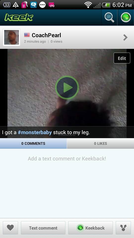 Go download the Keek app and subscribe to me! My username is CoachPearl keek.com/getapp