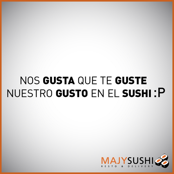 majysushi's tweet photo. Sabemos, que al igual que nosotros, amas #elmesdelmar http://t.co/0w0QYxTeSM