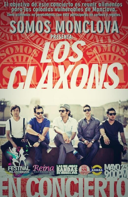 LosClaxons's tweet photo. Jueves 23 nos vemos en la plaza principal de Monclova @SomosMonclova @DavidCasGar los esperamos, entrada libre :) http://t.co/I5TtCHM7NM