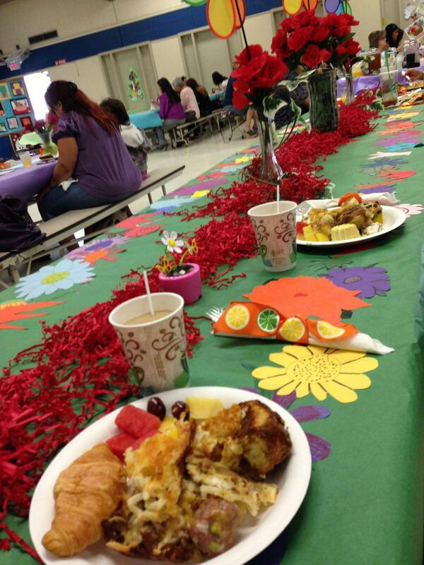 so much yummy food for Volunteer Appreciation :D #TerraceViewElementary is the BEST!