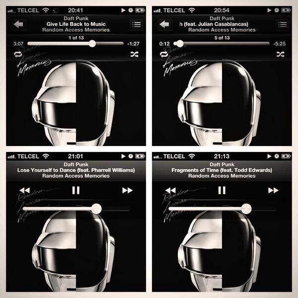 Miren quién ya tengo el #RAM en mi móvil @daftpunk #Verguísima #RobotsAreBack