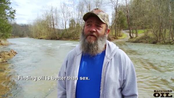 Discovery's tweet photo. You put it so eloquently, @OilRascal. #BackyardOil http://t.co/A9ZZK7Jh3Q