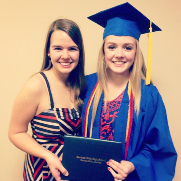 NatalieThomley's tweet image. Happy graduation to @merediththomley and the rest of Vestavia's Class of 2013! #oncearebel 💙❤