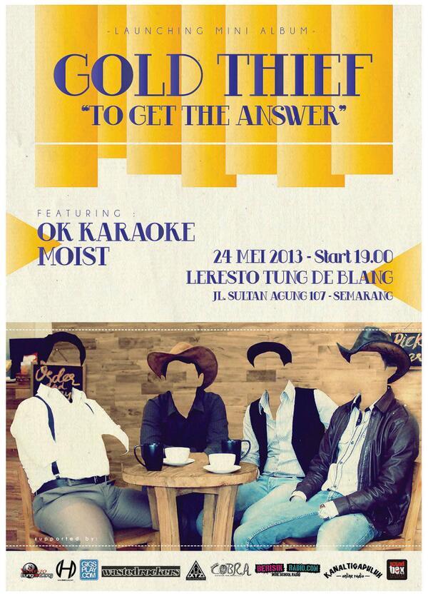 Launching Mini Album "To Get The Answer" Jumat 24 Mei 2013 Start 19.00 at @LerestoTDB. Free Entry :)