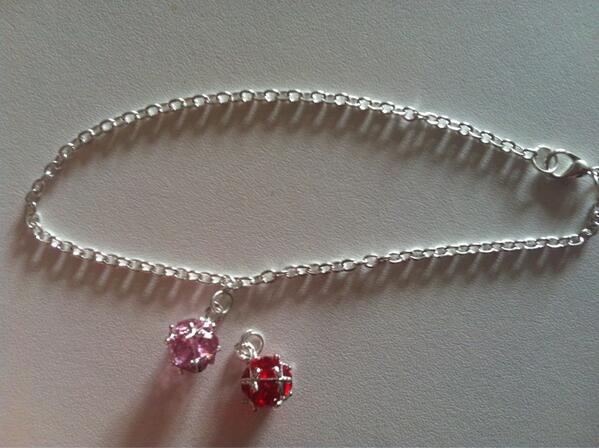 GlitzGo's tweet photo. Birthstone charms can b added to anklets or even a bracelet x http://t.co/kcSPID9XYR
