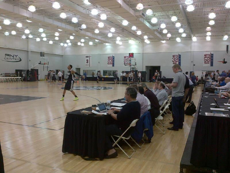 Jonathan Givony on Twitter Combine about to kick off in East