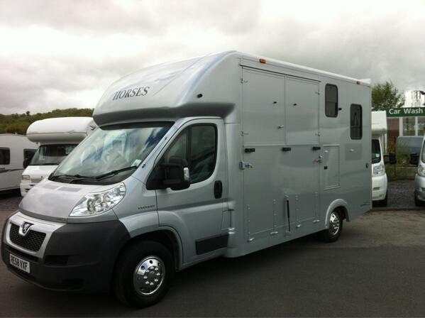 Busy day today, our first horsebox being delivered !!