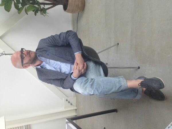 BackToBackPR's tweet image. We’ve met up with Mr. James Veenhoff to deliver his Element Loafers in person. James started rocking them on the spot