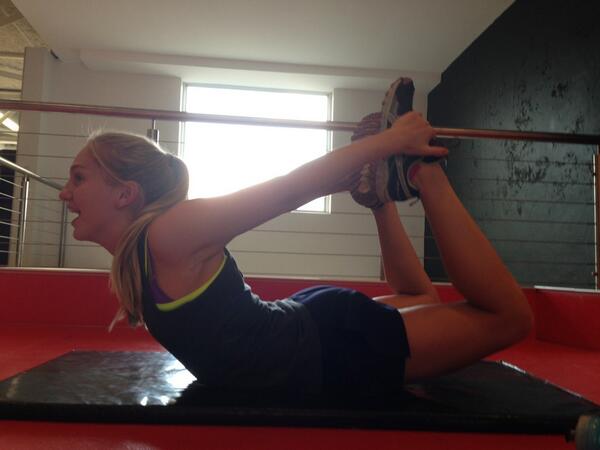 SarahWinfield8's tweet photo. Good gym sesh with my hottie @JoceDRyan http://t.co/T6PByPMczC