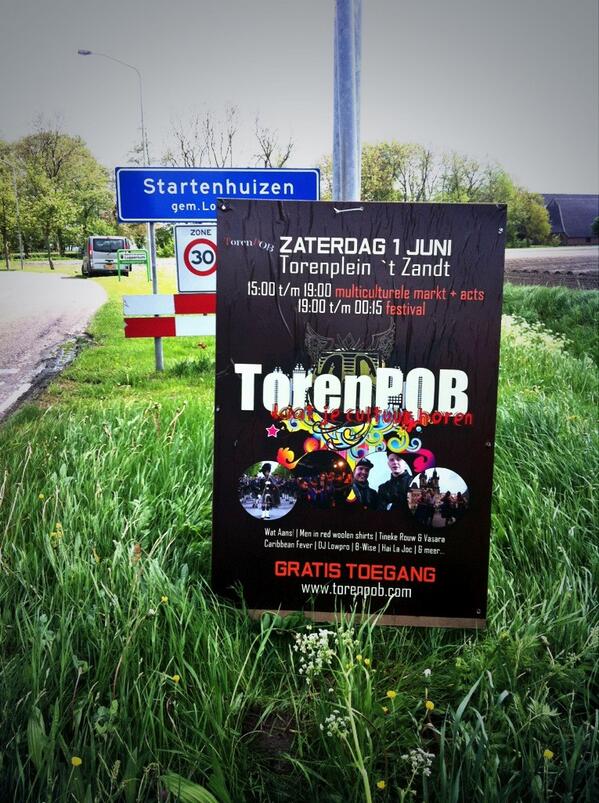 Promotieteam TorenPOB op volle toeren! #eemsmond #loppersum