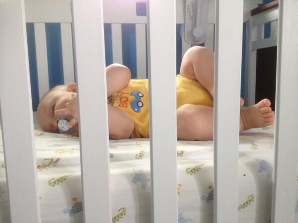 quincylanders's tweet photo. Finally napping http://t.co/dfKjfYFtl9